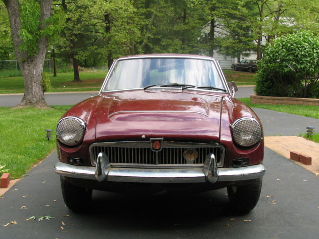 1969 Burgundy MG C-GT Hatchback