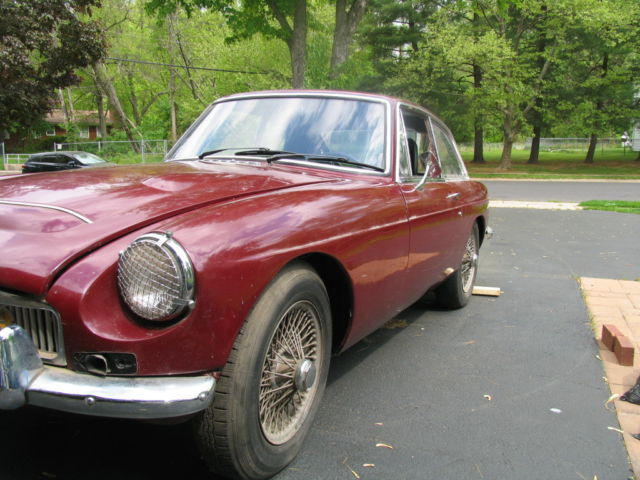 1969 Burgundy MG C-GT Hatchback