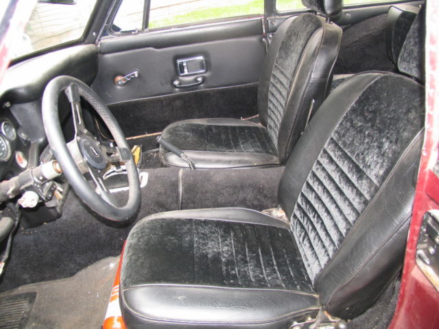 1969 Burgundy MG C-GT Hatchback
