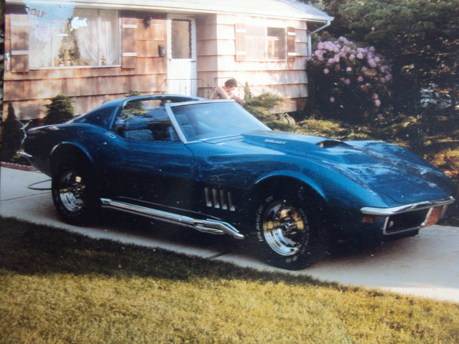 1969 Blue Chevrolet Corvette