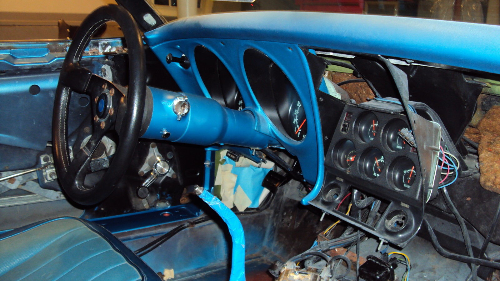1969 Blue Chevrolet Corvette