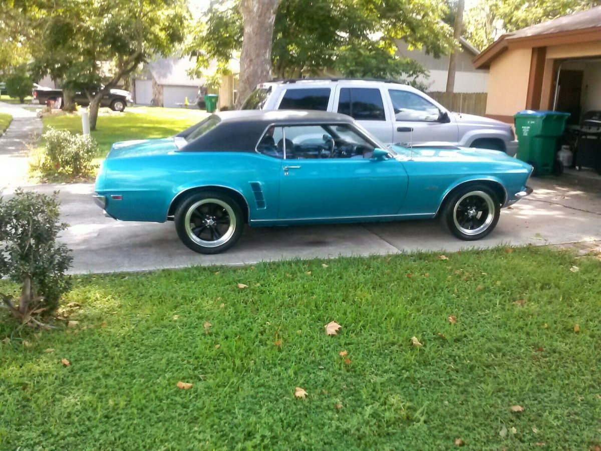 1969 Blue Ford Mustang Coupe