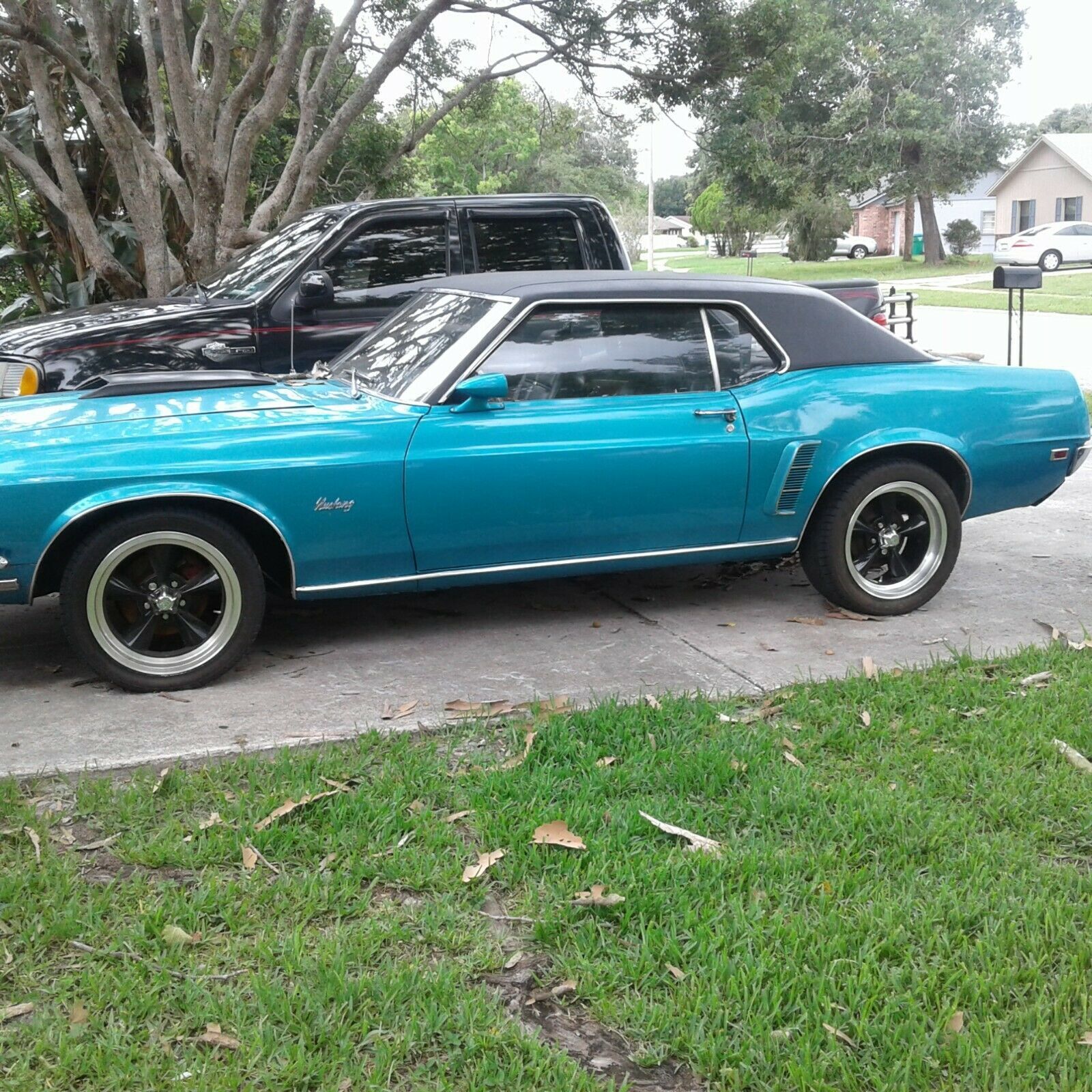 1969 Blue Ford Mustang Coupe