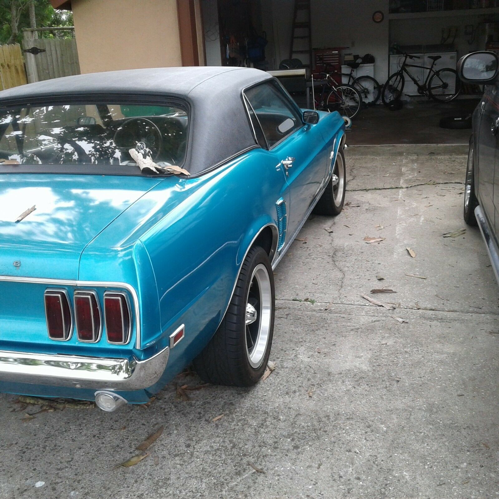 1969 Blue Ford Mustang Coupe