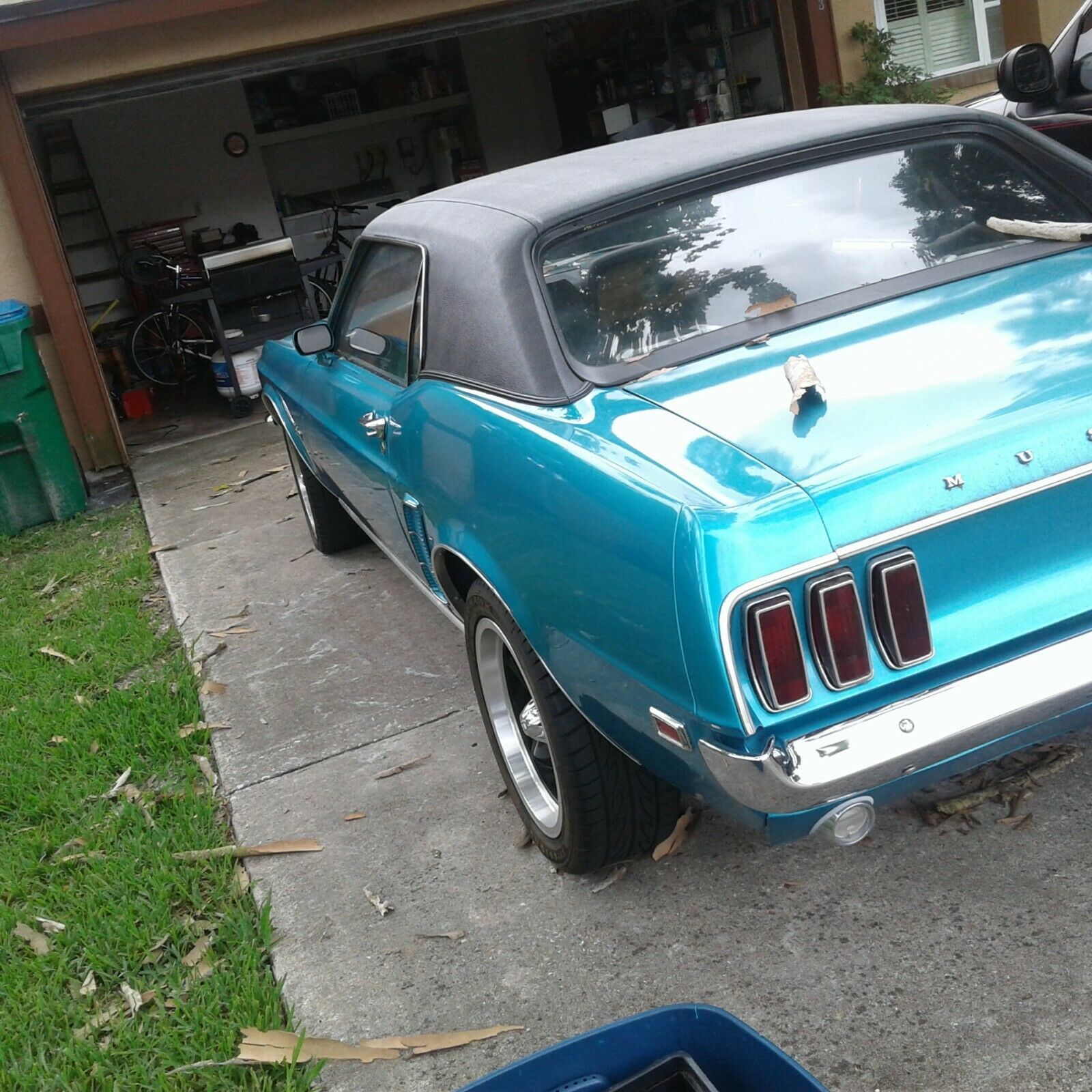 1969 Blue Ford Mustang Coupe