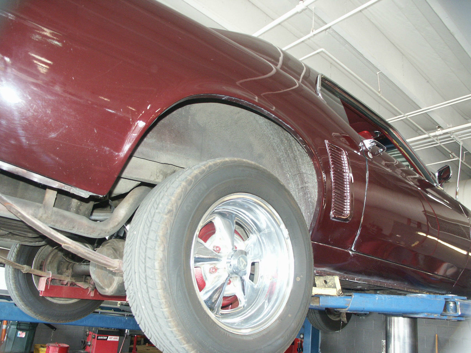 1969 Burgundy Ford Mustang Coupe