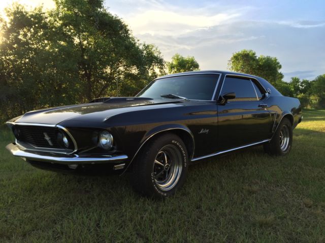 1969 Black Ford Mustang Hardtop