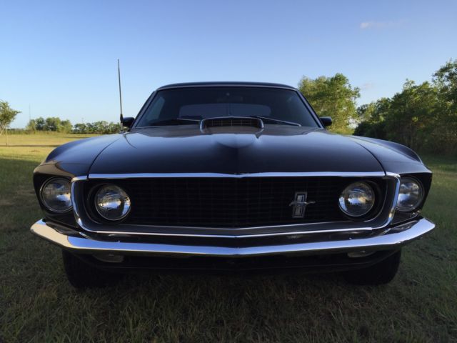 1969 Black Ford Mustang Hardtop