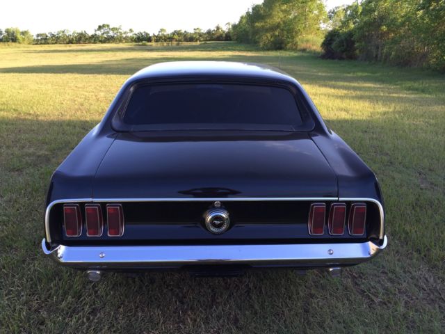1969 Black Ford Mustang Hardtop