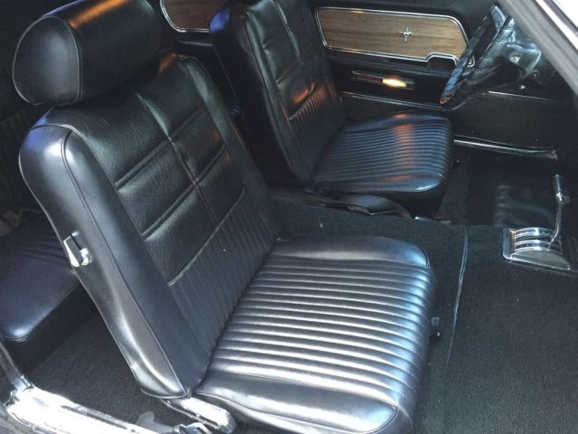 1969 Black Ford Mustang Hardtop
