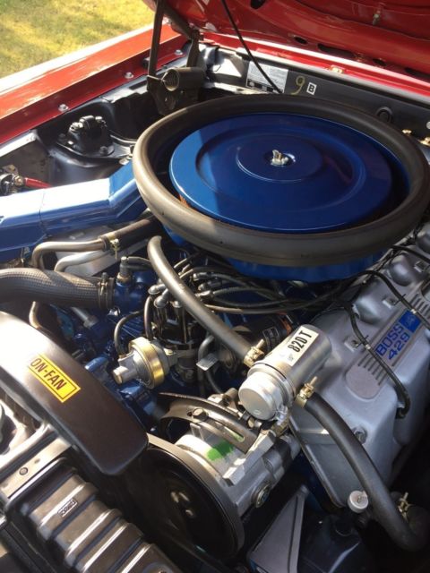 1969 Red Ford Mustang