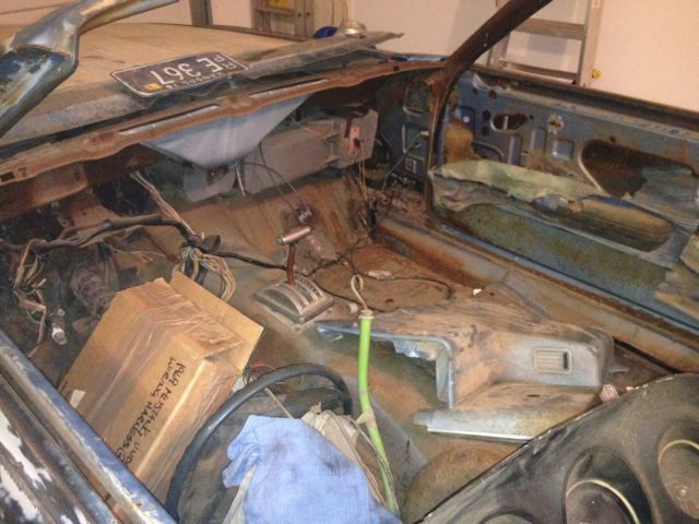 1969 Blue Ford Mustang Convertible