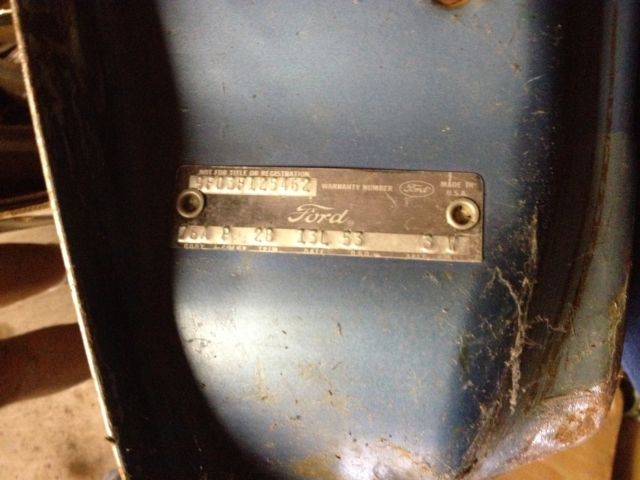 1969 Blue Ford Mustang Convertible