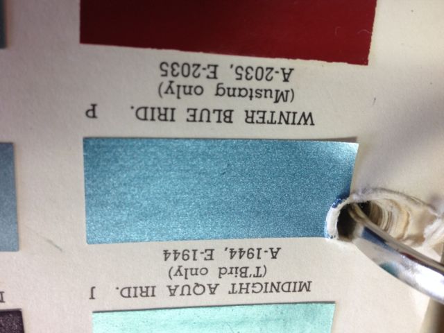 1969 Blue Ford Mustang Convertible