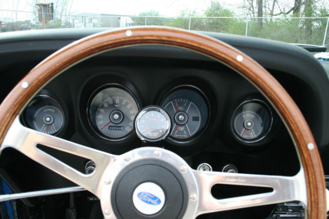 1969 Blue Ford Mustang Convertible