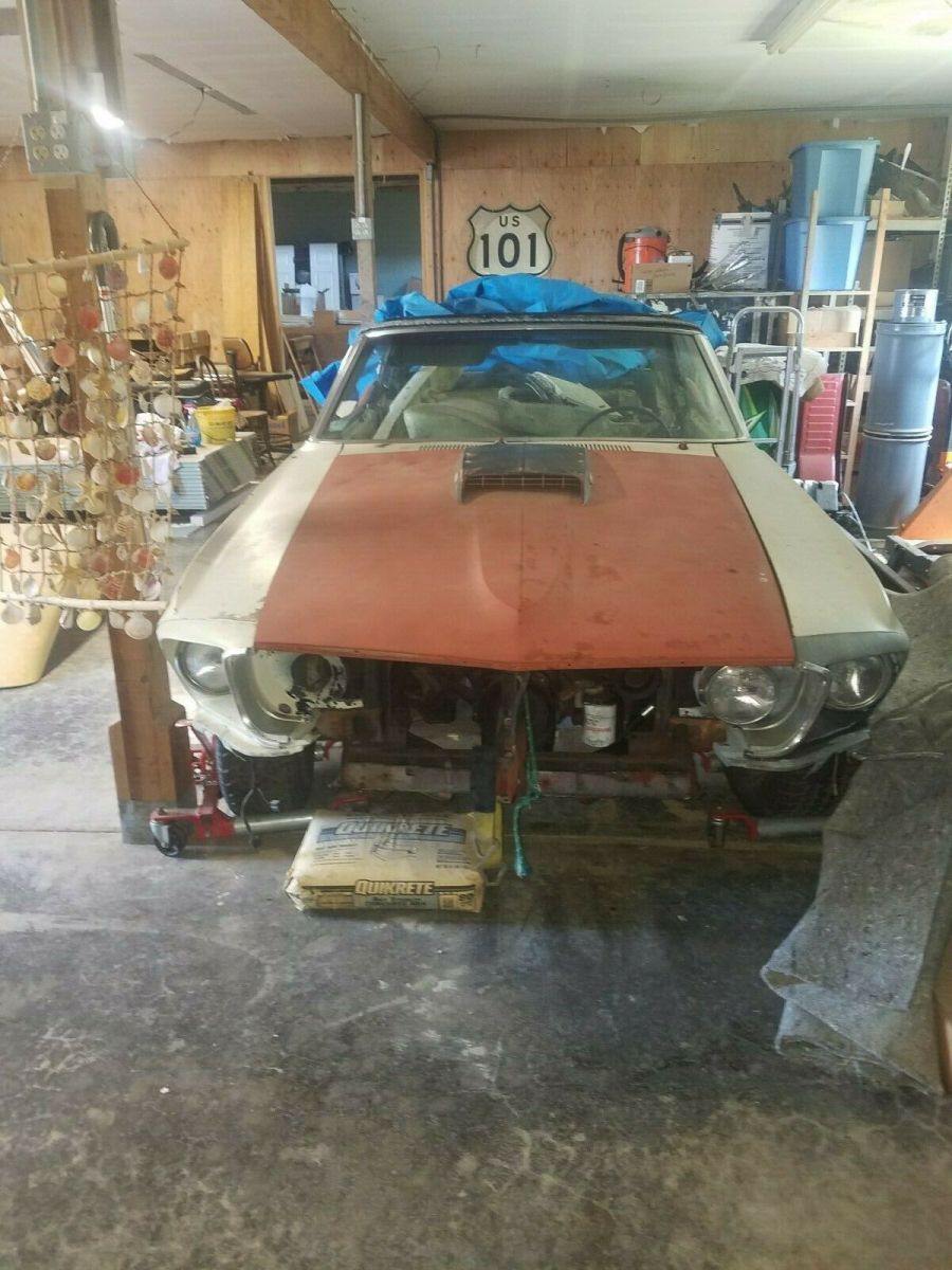1969 Meadowlark Yellow Ford Mustang Convertible