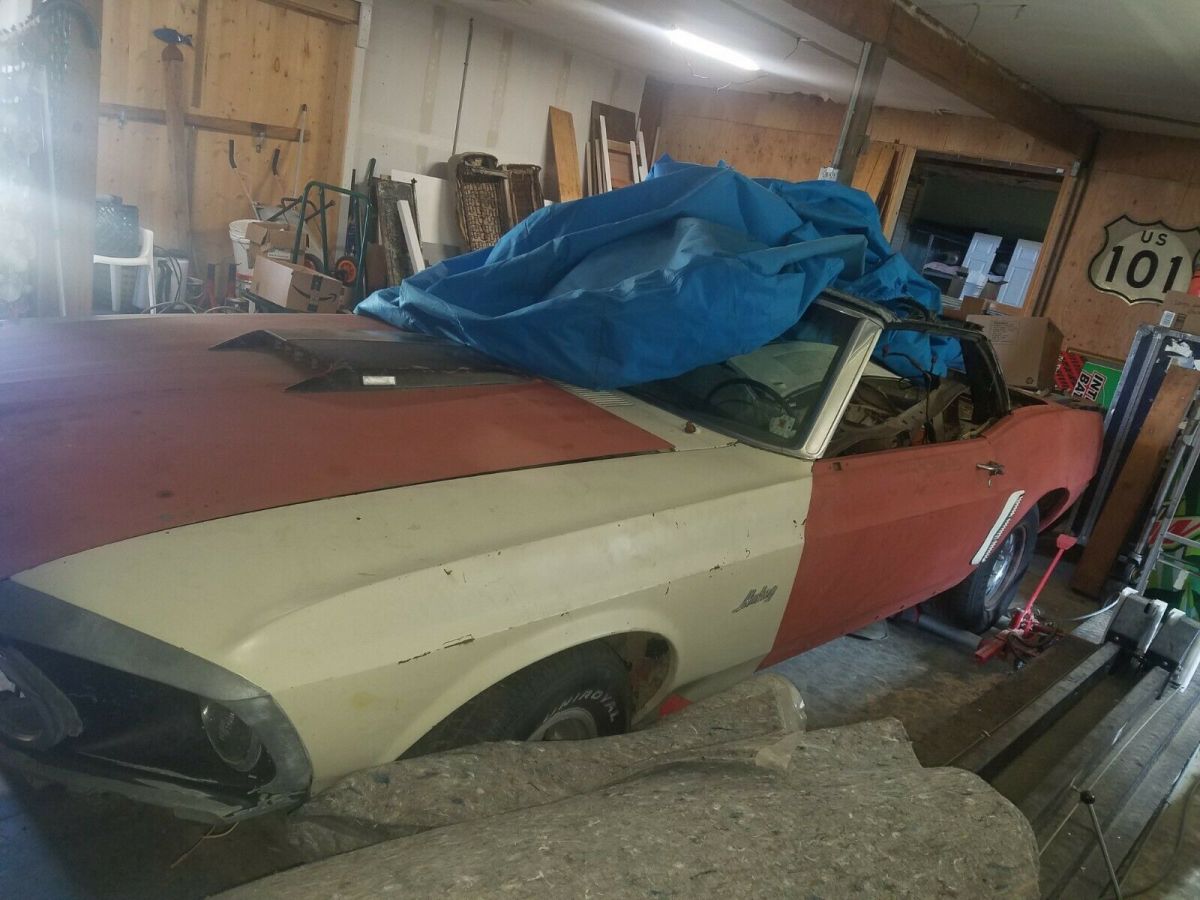 1969 Meadowlark Yellow Ford Mustang Convertible