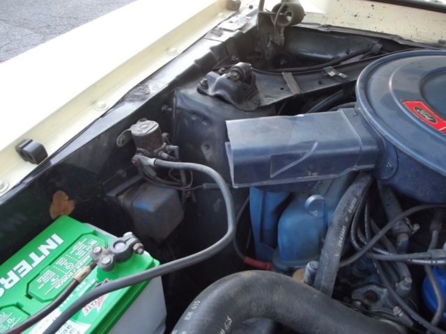 1969 Meadowlark yellow Ford Mustang Convertible