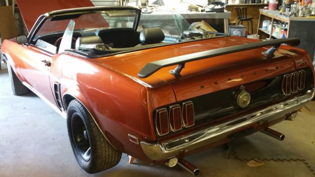 1969 Imora orange Ford Mustang Convertible