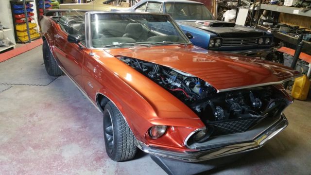 1969 Imora orange Ford Mustang Convertible