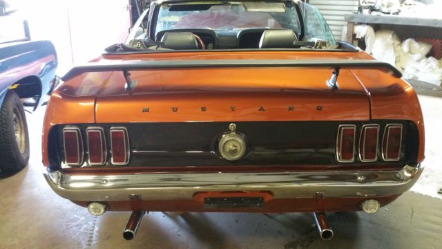 1969 Imora orange Ford Mustang Convertible