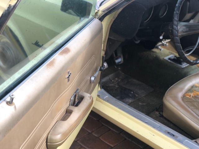 1969 Yellow Ford Mustang Coupe