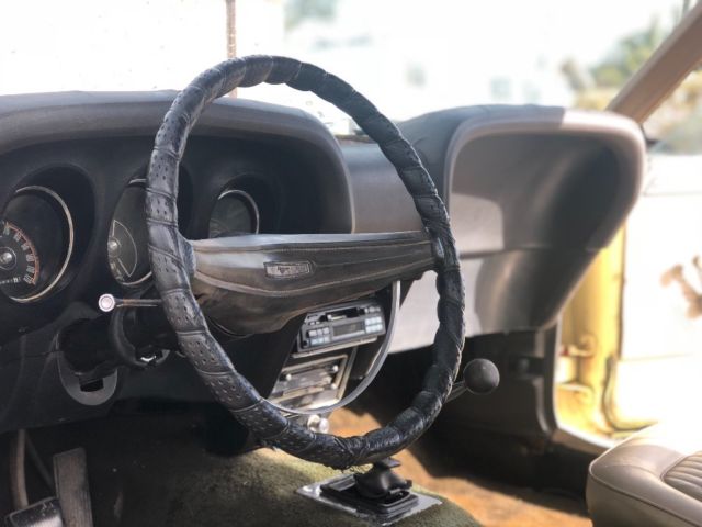 1969 Yellow Ford Mustang Coupe