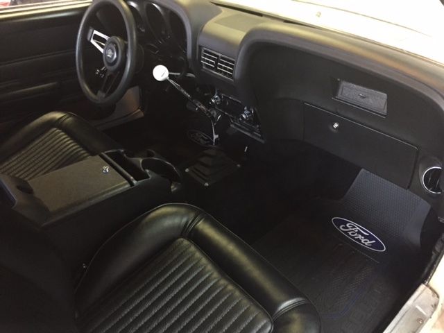 1969 White Ford Mustang Coupe