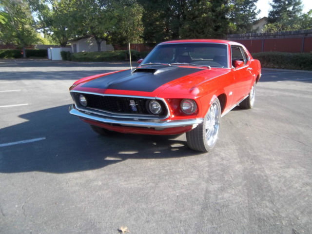 1969 Red Ford Mustang Coupe