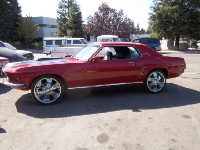 1969 Red Ford Mustang Coupe