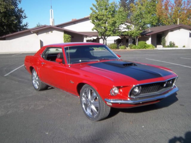 1969 Red Ford Mustang Coupe
