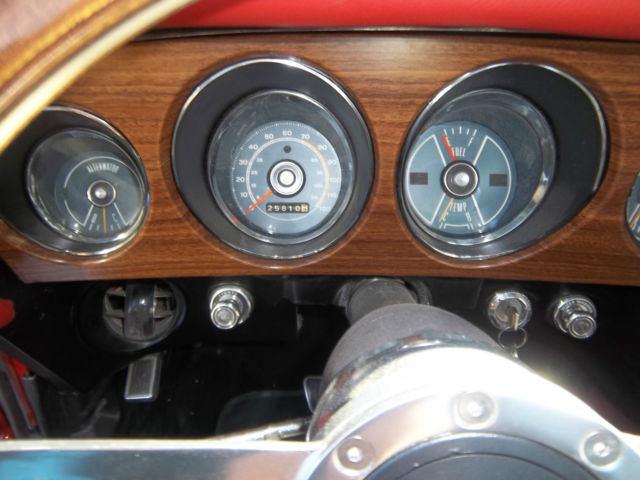 1969 Red Ford Mustang Coupe