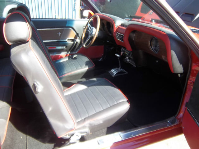 1969 Red Ford Mustang Coupe