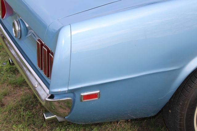 1969 Light Blue Ford Mustang Coupe