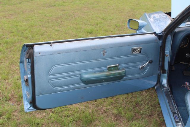 1969 Light Blue Ford Mustang Coupe