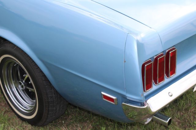 1969 Light Blue Ford Mustang Coupe