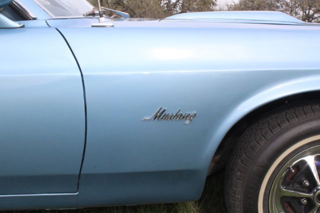 1969 Light Blue Ford Mustang Coupe