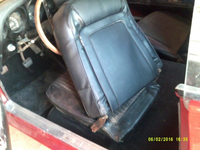 1969 Red Ford Mustang Coupe