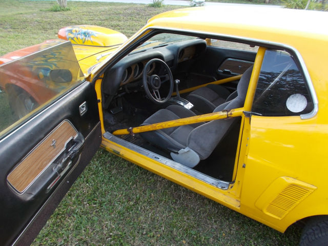 1969 Yellow Ford Mustang Coupe