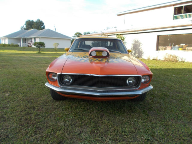 1969 Yellow Ford Mustang Coupe