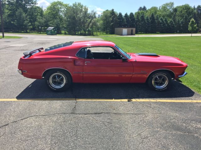 1969 Red Ford Mustang Fastback
