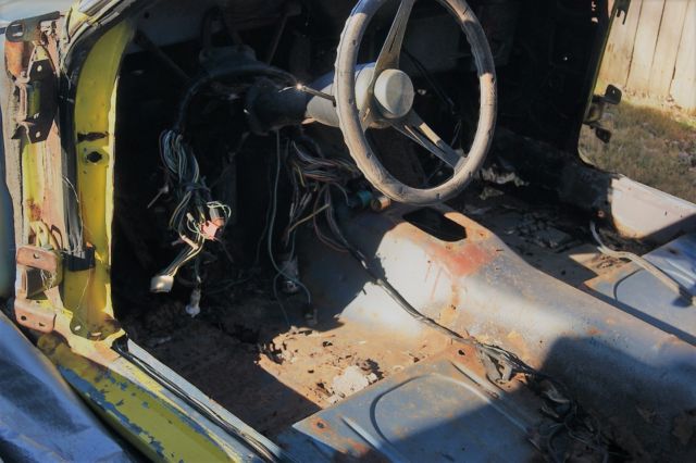 1969 Yellow Ford Mustang Fastback