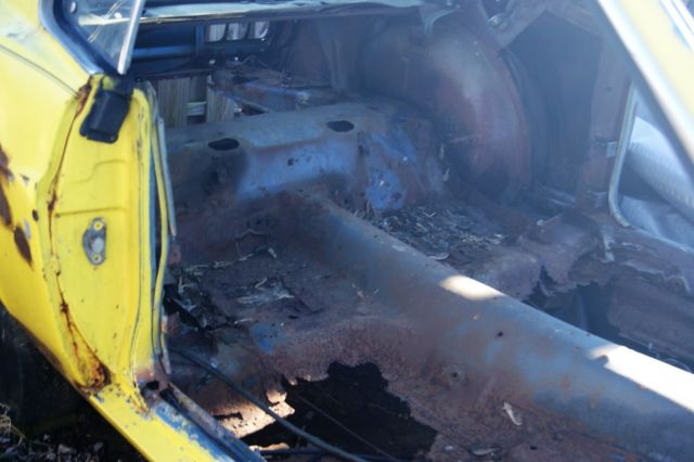 1969 Yellow Ford Mustang Fastback