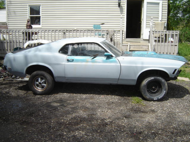 1969 Black Ford Mustang Fastback
