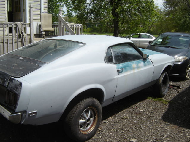 1969 Black Ford Mustang Fastback
