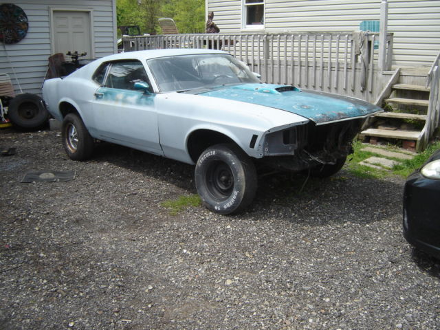 1969 Black Ford Mustang Fastback