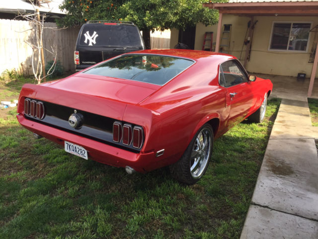 1969 Red Ford Mustang Coupe