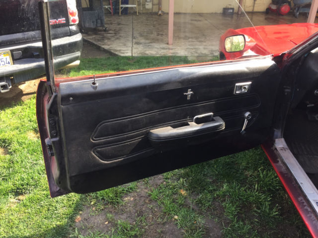 1969 Red Ford Mustang Coupe