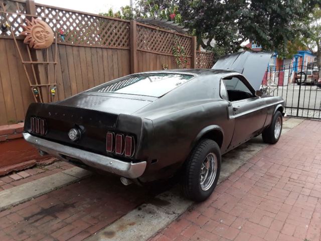 1969 Black Ford Mustang Fastback