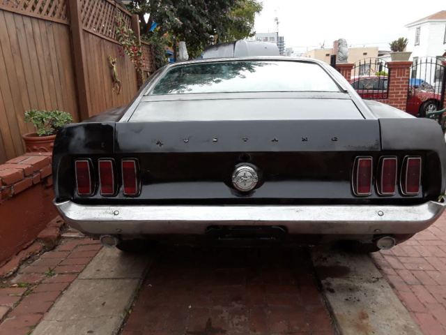 1969 Black Ford Mustang Fastback